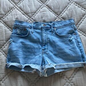 Madewell Like New Denim Shorts